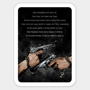 The Boondock Saints Prayer Sticker
