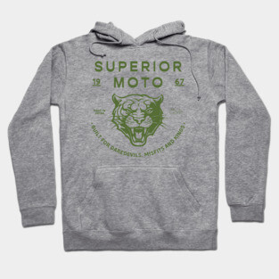 Superior Moto Tiger Design Hoodie