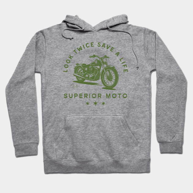 Superior Moto Look Twice Hoodie by Timeless Chaos