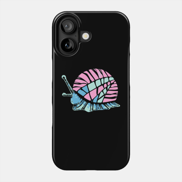 Cool Snail - Vector Art - Melon Pastel Palette Phone Case by TuncGK