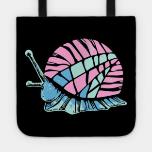 Cool Snail - Vector Art - Melon Pastel Palette Tote