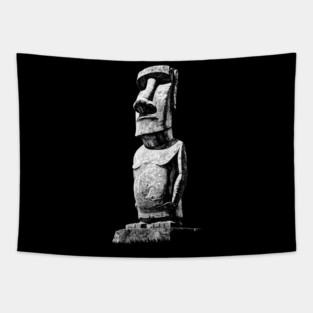 Moai Easter Island Statue Tapestry
