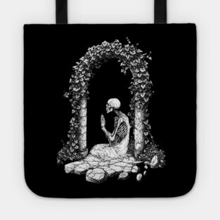 Meditation Skeleton Buddhist Tote