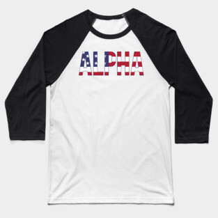 Alpha American Baseball T-Shirt