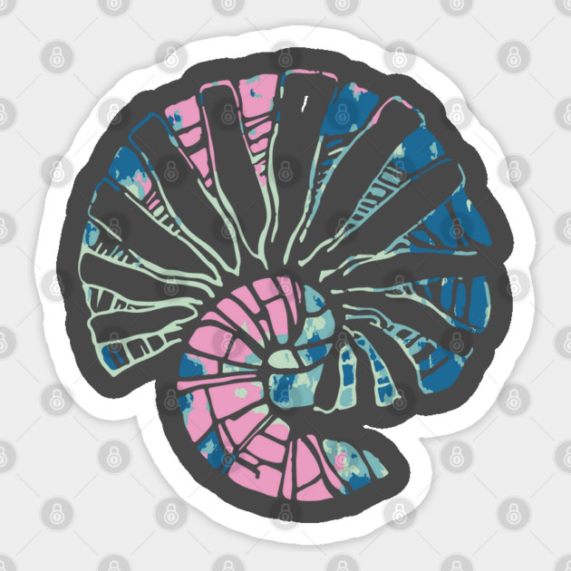 Brain-Snail - Surreal Organic Forms Sticker by TuncGK