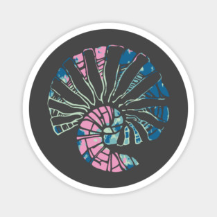 Brain-Snail - Surreal Organic Forms Magnet