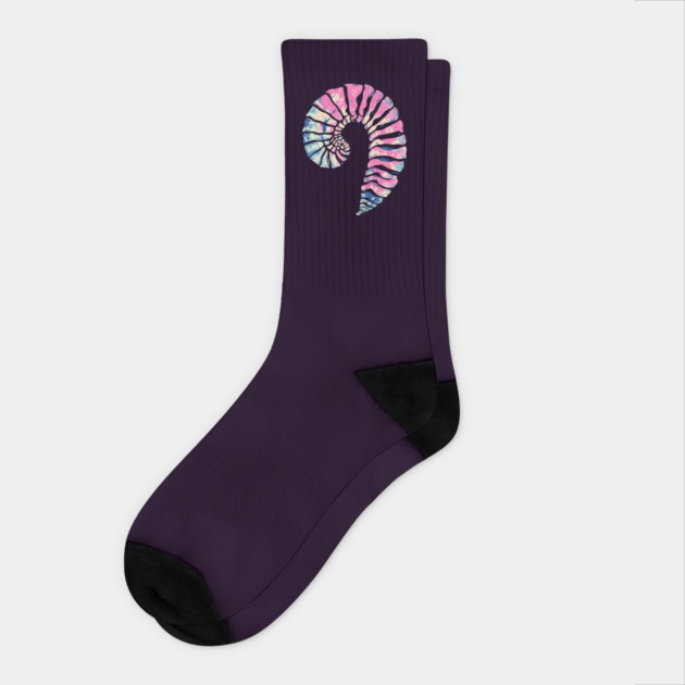 Ram Horn or Human Skull? Socks by TuncGK