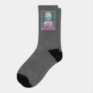 Pineapple - Tropical Colors - Summer Vibes Socks