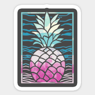 Pineapple - Tropical Colors - Summer Vibes Magnet