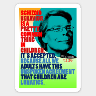 Stephen King Quote Sticker