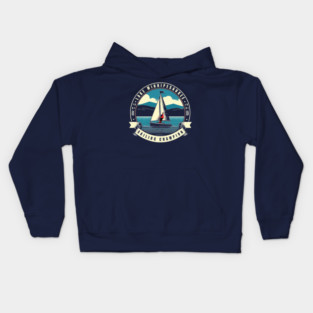 Lake Winnipesaukee Sailing Champion, 1991 Kids Hoodie