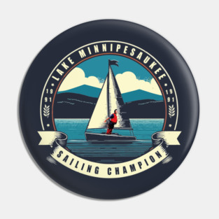 Lake Winnipesaukee Sailing Champion, 1991 Pin
