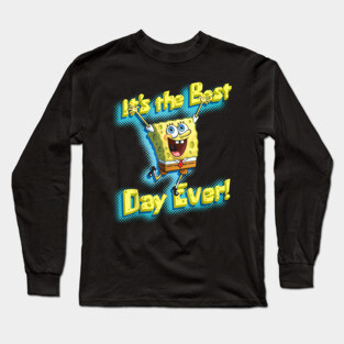 Mademark X Spongebob Squarepants - Spongebob Squarepants It'S The Best Day Ever Long Sleeve T-Shirt