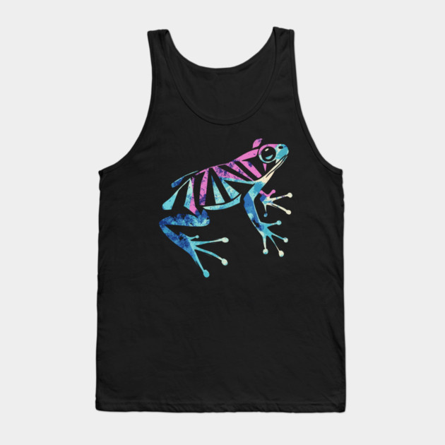 Mr. Fancy Frog - Vector Art - Vibrant Design Tank Top by TuncGK