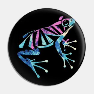 Mr. Fancy Frog - Vector Art - Vibrant Design Pin
