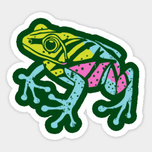 Slimmy Jack the Frog - Vector Art - Vibrant Colors Magnet