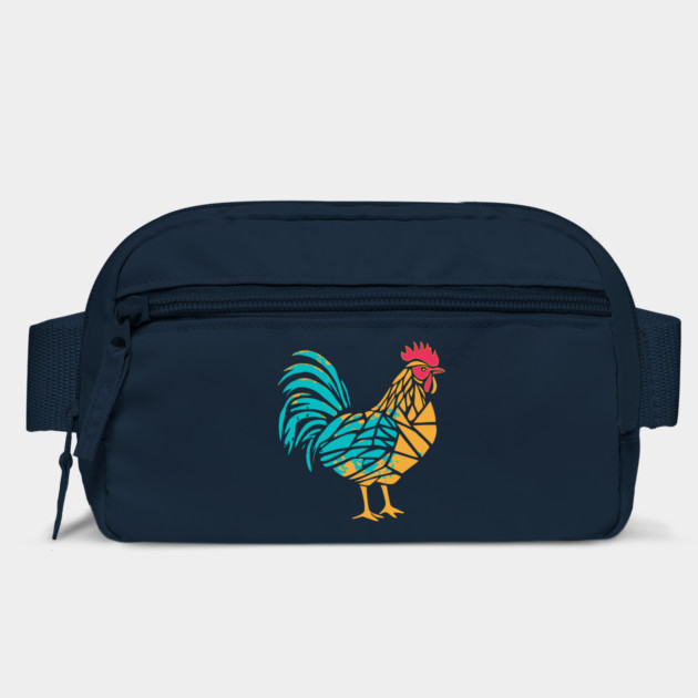 Meet my Rooster! - Cocktail Colors - Minimalist & Geometric by TuncGK
