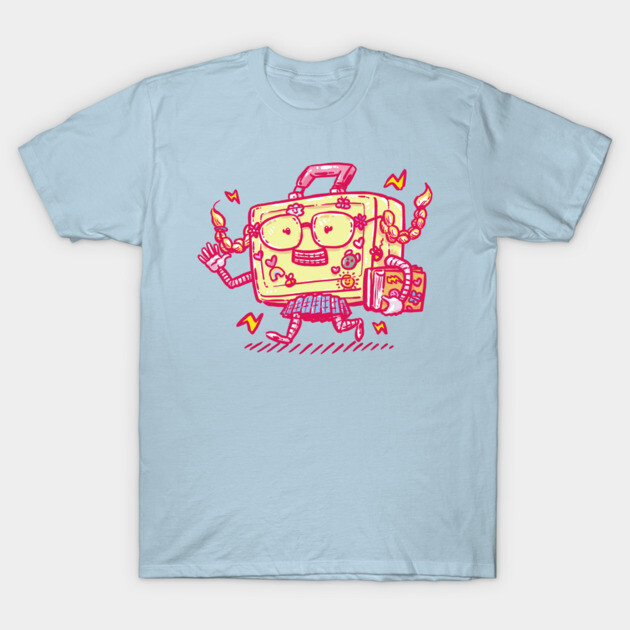 Back to school lunch pail gal T-Shirt by nickv47