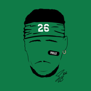 Saquon Face Philadelphia Football Design T-Shirt