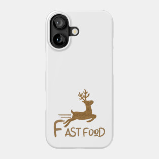 Fast Food Funny Deer Phone Case