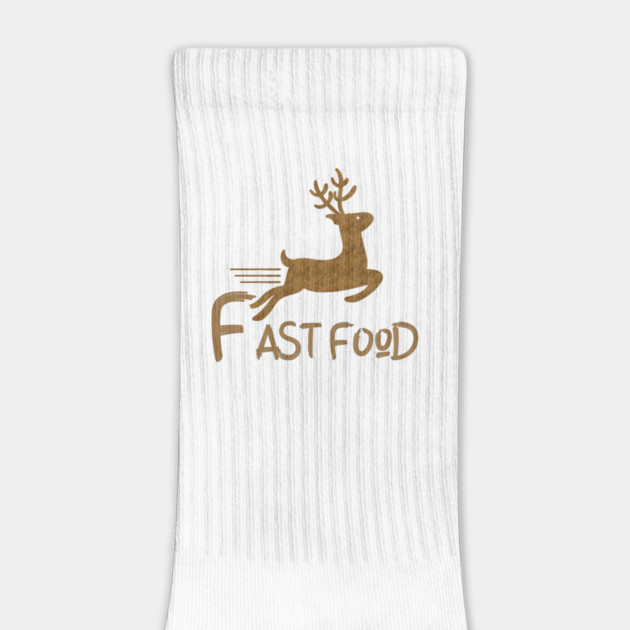 Fast Food Funny Deer by Db Printed