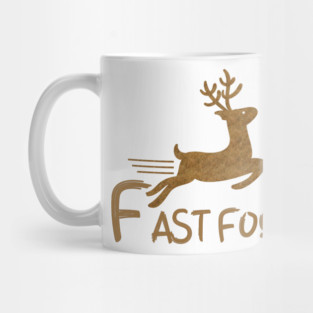 Fast Food Funny Deer Mug