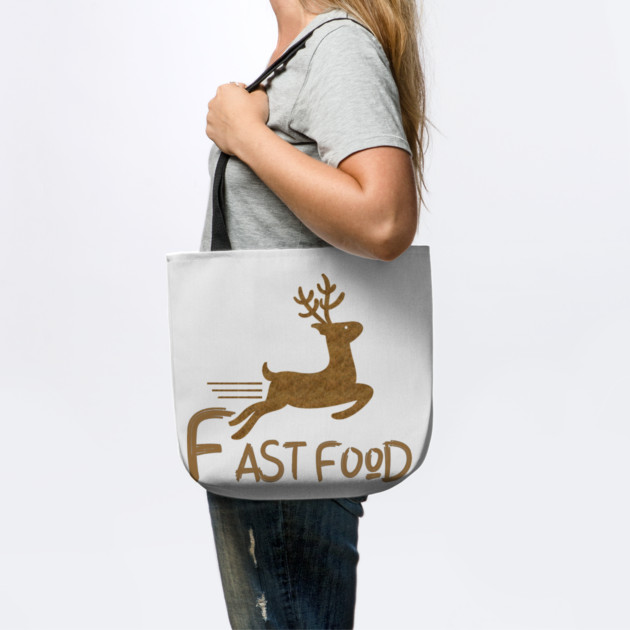 Fast Food Funny Deer by Db Printed