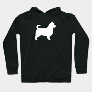 Australian Terrier Silhouette with Long Tail Hoodie