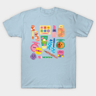 Floral Makeup T-Shirt