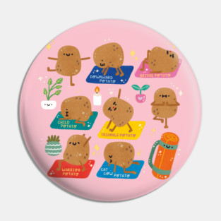 Yoga Potato Pin