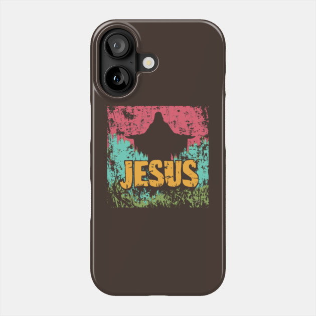 Jesus - Peace Love Brotherhood Passion Phone Case by TuncGK