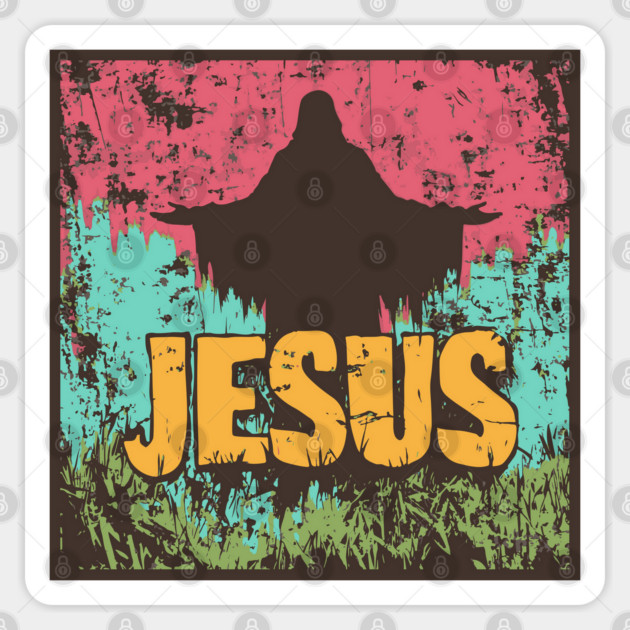 Jesus - Peace Love Brotherhood Passion Sticker by TuncGK