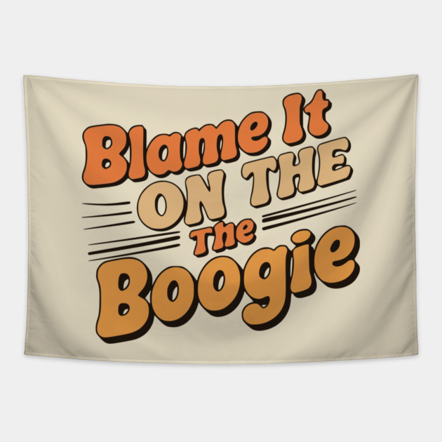 Blame It on The Boogie, 70's party Tapestry by UrbanLifeApparel