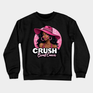 Crush Breast Cancer Crewneck Sweatshirt