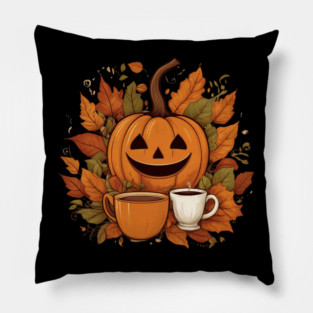 Festive Threads: Celebrating October Vibes Pillow