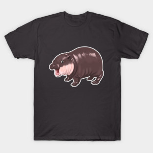 Moo Deng baby hippo (no text) T-Shirt