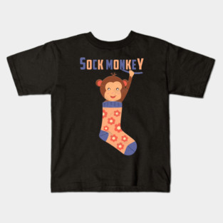 Sock Monkey Kids T-Shirt