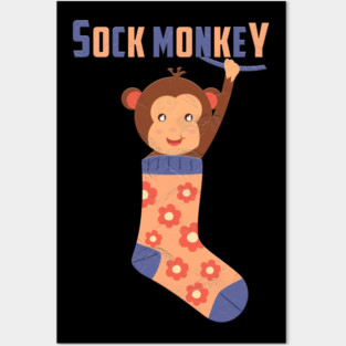 Sock Monkey Posters and Art