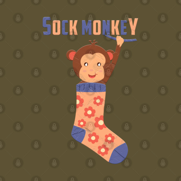 Sock Monkey by Db Printed