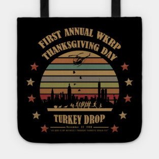 First Annual WKRP Thanksgiving Day Turkey Drop Tote