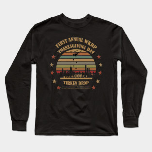 First Annual WKRP Thanksgiving Day Turkey Drop Long Sleeve T-Shirt