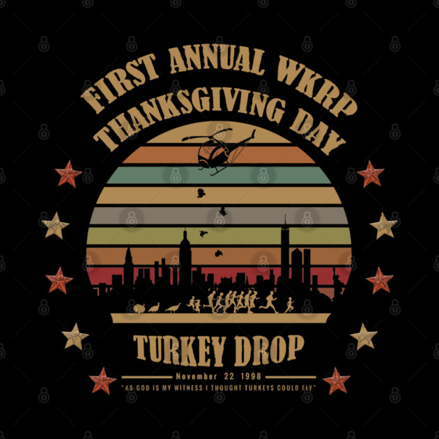 First Annual WKRP Thanksgiving Day Turkey Drop by Db Printed