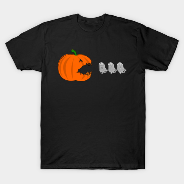 Pumpkin Eat Ghosts Halloween T-Shirt by Db Printed