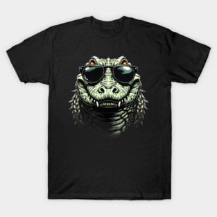 Cool Crocodile With Sunglasses T-Shirt