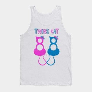 Twins Cat Tank Top