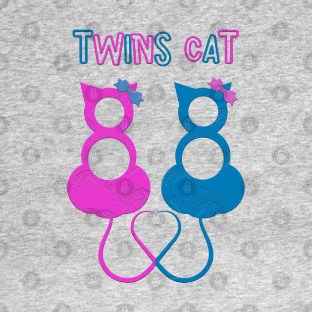 Twins Cat by Db Printed