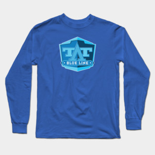 Tomorrowland Transit Authority PeopleMover Blue Line Long Sleeve T-Shirt