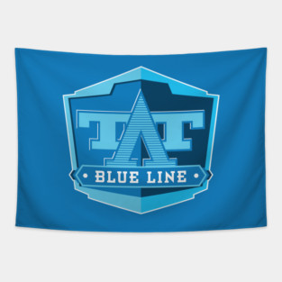 Tomorrowland Transit Authority PeopleMover Blue Line Tapestry