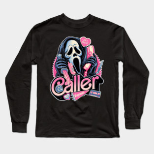Ghostface SCREAM caller Slasher Long Sleeve T-Shirt