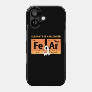 Elements Of Halloween Fear Periodic Table Halloween Phone Case